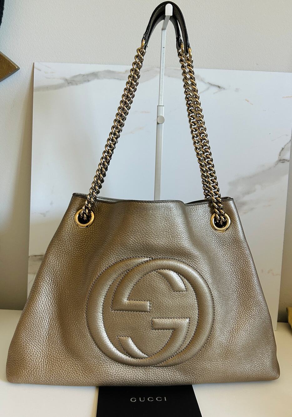 Gucci Interlocking GG Soho Tote